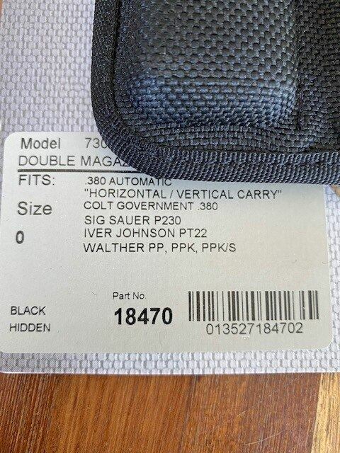 Bianchi Accumold Nylon Double Mag Pouch 7302
