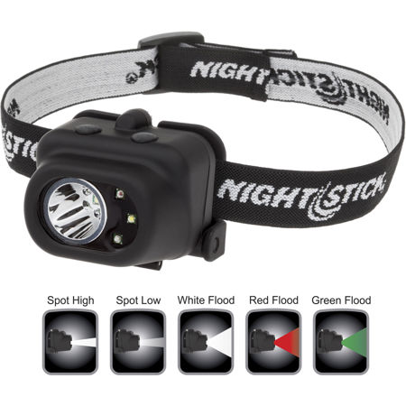 Nightstick NSP-4610B 3AAA Headlamp 150 Lumens Non-Rechargeable Black