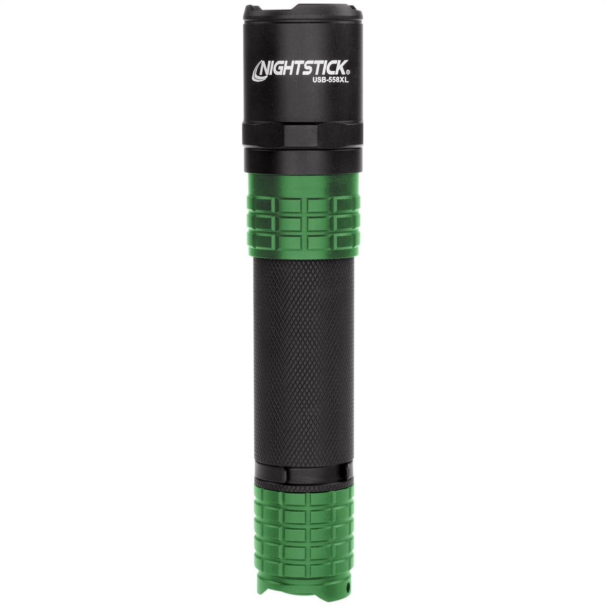 Nightstick Tactical Flashlight USB Rechargeable, Green USB-558XL-G