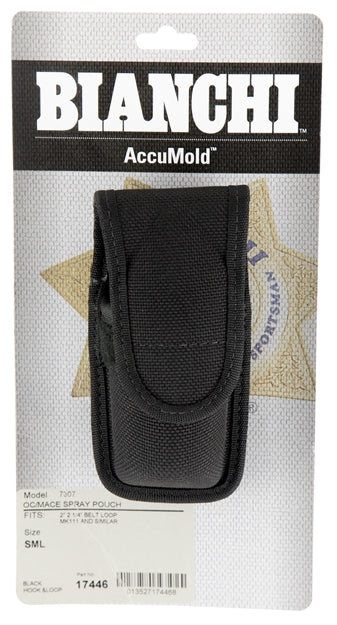 Bianchi 7307 AccuMold Small OC/Mace Spray Pouch Black