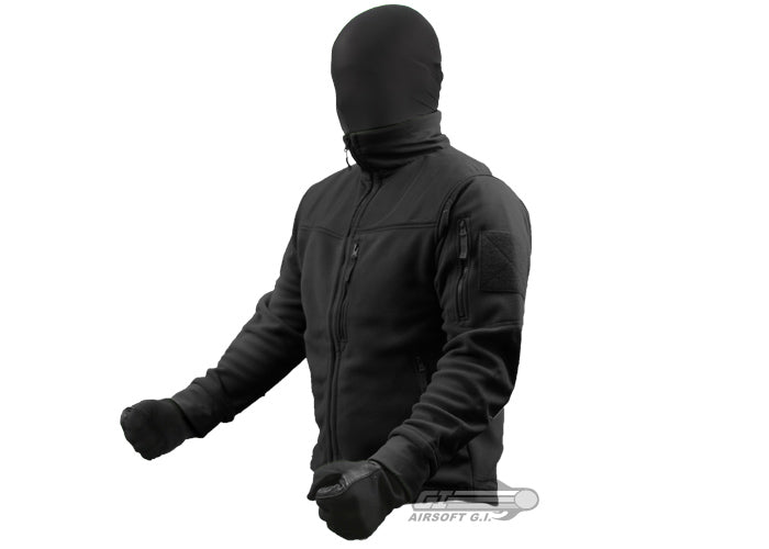 Condor Outdoor Alpha Fleece Jacket Black, XL
