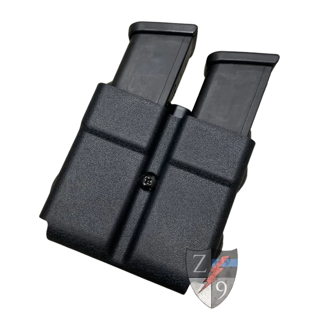 Zero9 Traditional 9/40 Double Magazine Case – Black | Z9-4027-BLK-MLK