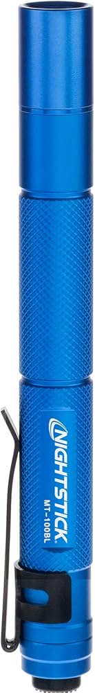 Nightstick Mini-TAC LED Flashlight, 100 Lumens, 5.4 in, Blue MT-100-SERIES