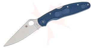 SPYDERCO - Police 4 Cobalt Blue FRN SPY27 Plain Edge