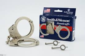 Smith and Wesson Handcuffs - Model 100-1 Nickel