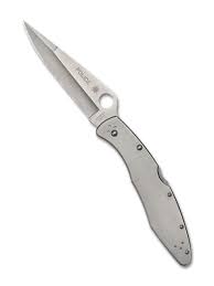 SPYDERCO - Police Model Stainless Steel VG-10 Plain Edge
